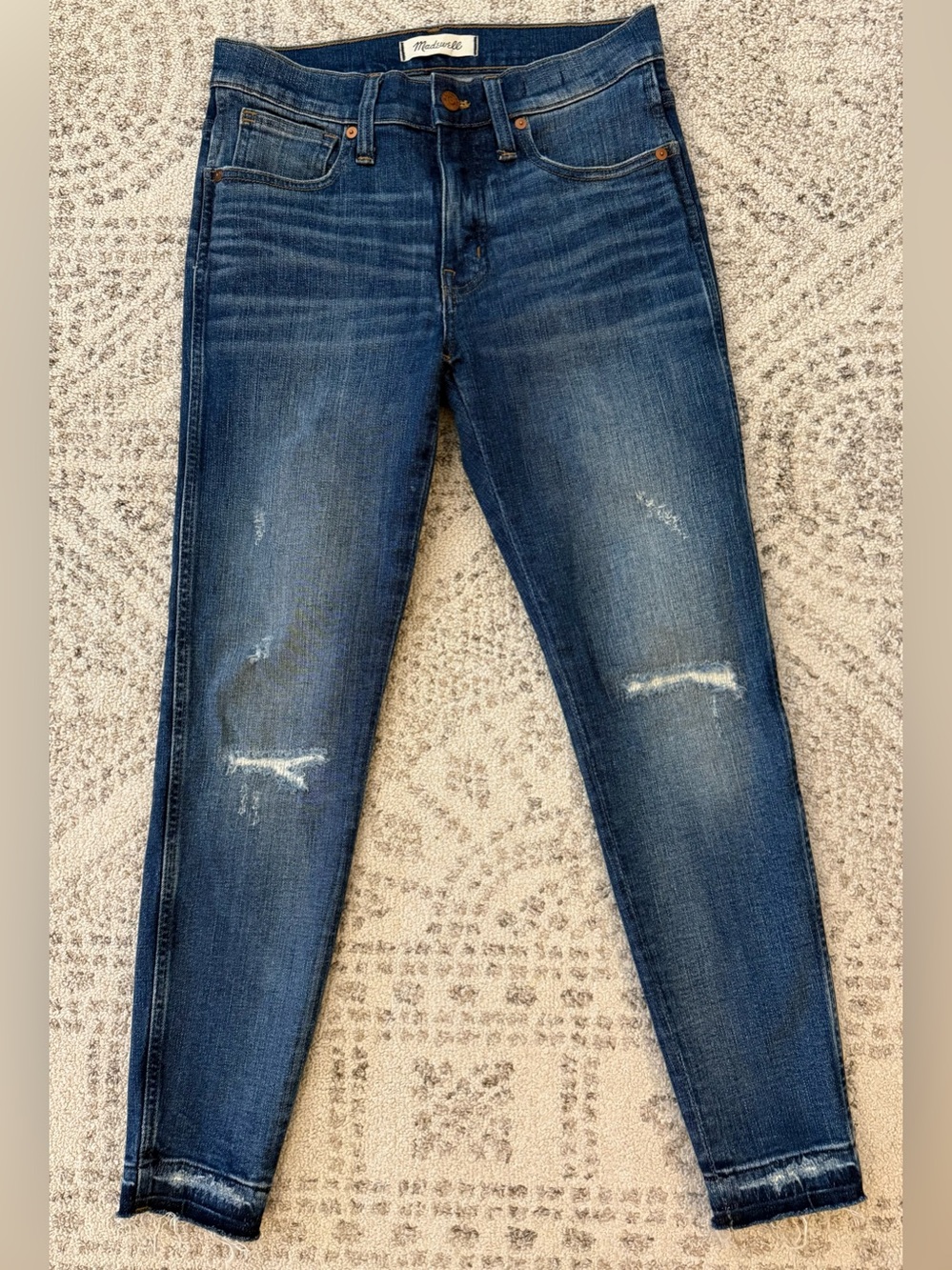 Madewell 9” High Rise Skinny Jeans Sz 27P